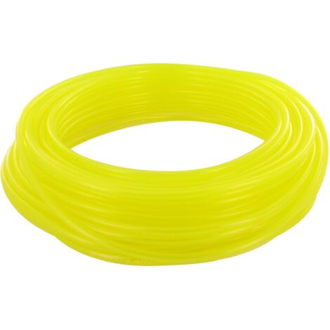 Durite jaune translucide longueur 15m - diamètre intérieur 2,5mm extérieur 5mm