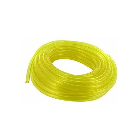 Durite Jaune Translucide ''spéciale Carburant''. L: 15m ø Int:.: 6.5mm ø: Ext.: 9.5mm.
