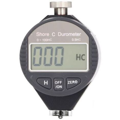 Duromètre numérique portable Shore A/C/D 0-100 avec écran LCD pour caoutchouc, plastique et revêtements – Précis, portable, calibré