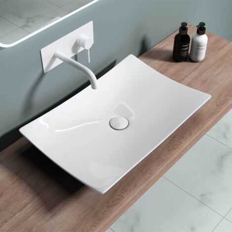 Durovin Bathrooms Rectangular Countertop Sink Modern  Vessel Sink - 600 x 395mm WxD