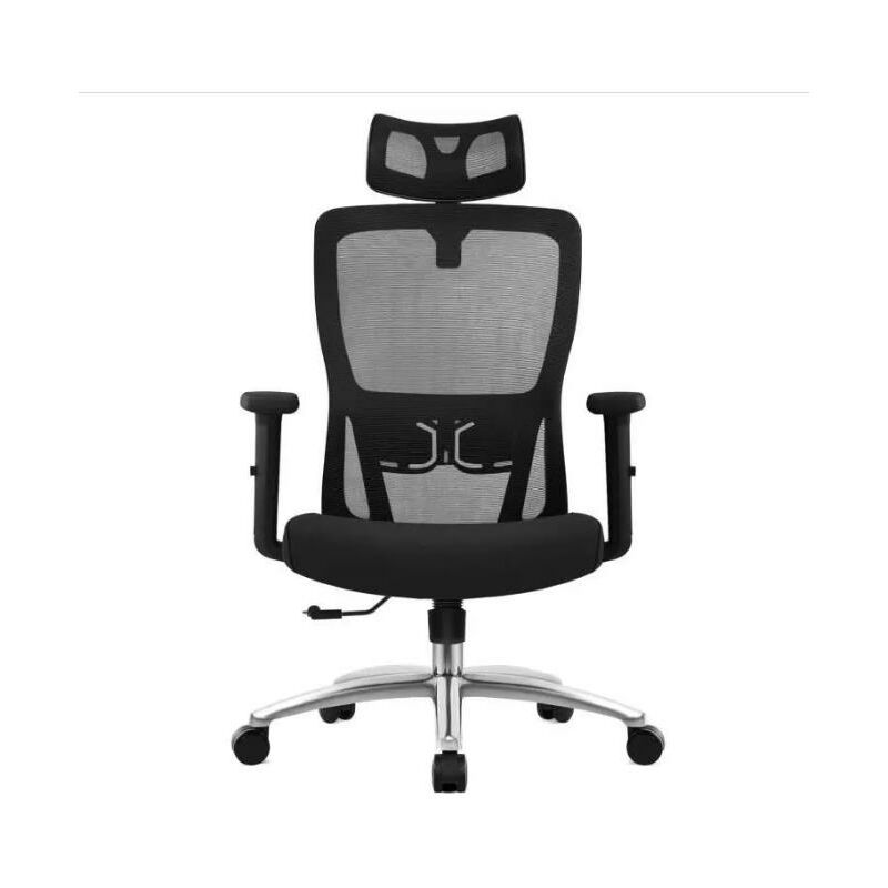 Noir Chaise de Bureau, Fauteuil de Bureau en Maille avec Support Lombaire Chaise d'ordinateur pivotante Confortable à Haut Dossier - Durrafy