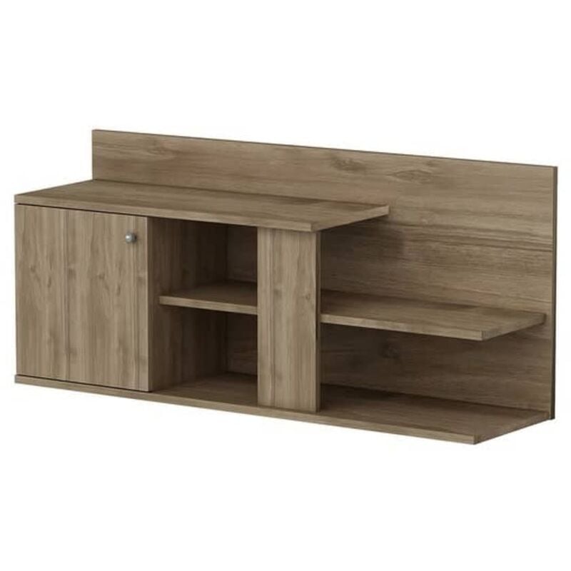 

Homemania Mueble para TV Duru nogal 122x33,3x55 cm - Marrón
