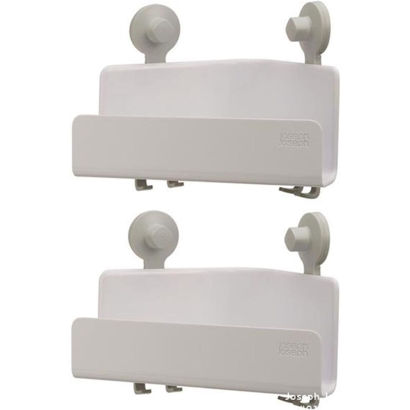 Joseph & Joseph Dusch-eckregal In Der Farbe White Easystore De Joseph (packung De 2 Stück) - Kompakte Lösung, Um Ihre Dusche Effizient Zu Organisieren De