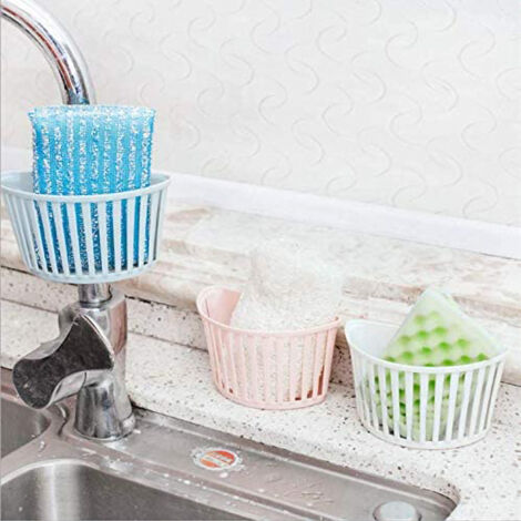 Duschablage aus PP-Kunststoff, Badezimmer-Aufbewahrungsregal, Küchenaccessoire (Blau)