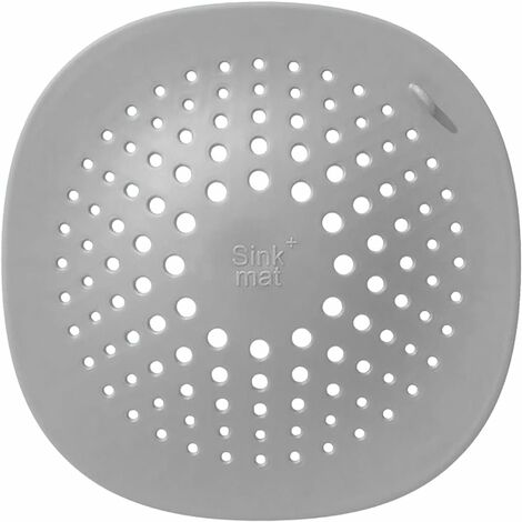 Duschablaufabdeckung Silikon Haarstopper Filter Badezimmerabläufe Bodenwaschbecken Sieb Qg87 (Grey, One Size)