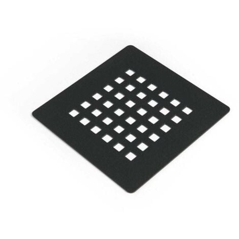 KIAMAMI VALENTINA Duschablaufrost Aus Edelstahl, In Schwarz Muse