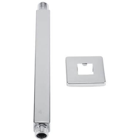 Duscharm aus Edelstahl, Wandmontage für Deckenbrause im Badezimmer (25 cm)