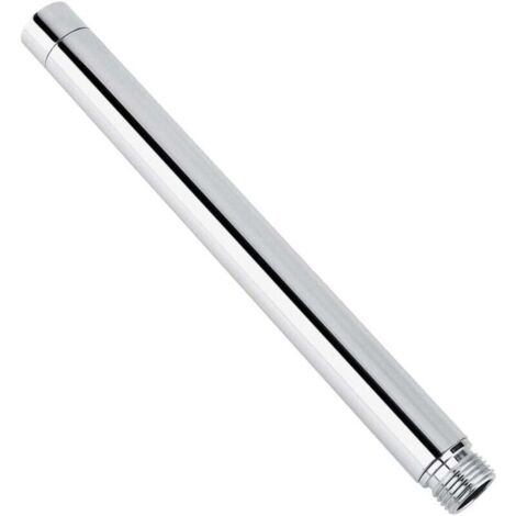 Duscharm-Verlängerungsarm, Sprinklerrohr aus Edelstahl für Badezimmer-Duschkopf, Gewindegröße G1/2 Zoll, 201 mit Verchromung (6 Zoll, 1/2 Zoll)