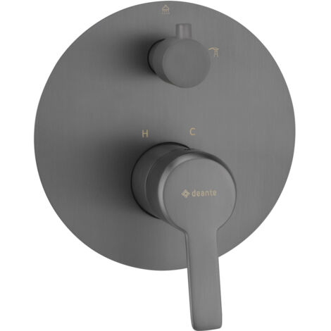Duscharmatur ARNIKA-30 titanium, B/H/T ca. 8,4/15/15 cm