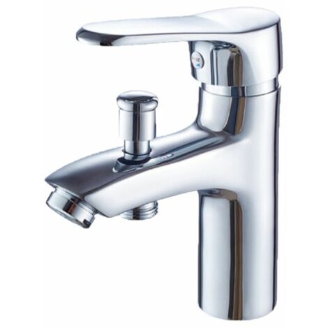 Duscharmatur Einloch-Wasserhahn heiß und kalt Dual-Use-Legierung