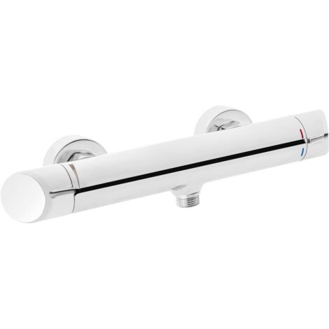 Duscharmatur Silber Chrom ARNIKA-30 mit Zweigriff, B/H/T: 31,4/5,5/9,1 cm