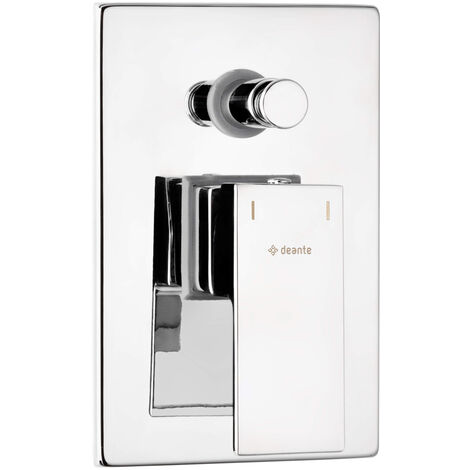 Duscharmatur Unterputz mit Umschalter ohne Duschset Silber  ANEMON-30 verchromt