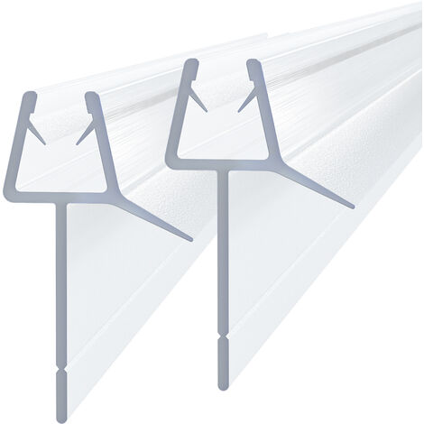 Duschtür-Dichtung 200 Cm Transparent - Für Glasstärken 4-6 Mm, Wasserabweisend, Aus PVC