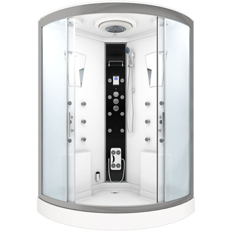 Dusche Duschkabine D26-TH-EA Duschtempel Sauna 130x130 cm OHNE 2K Scheiben Versiegelung
