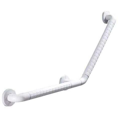 Duschhaltegriff 135° Edelstahl PVC Haltegriff 45cm für Toiletten für behinderte und ältere Menschen