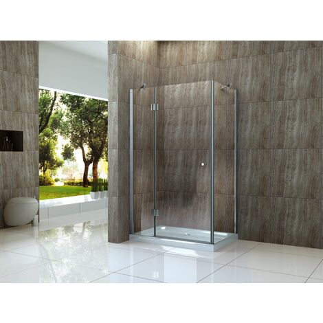 Duschkabine ARTO 120 x 80 cm ohne Duschtasse