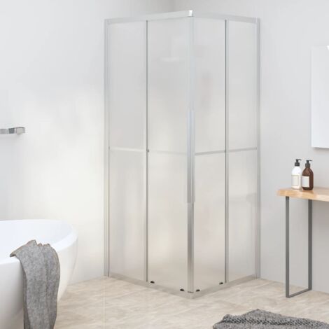 Duschkabine ESG satiniert 90x70x180 cm