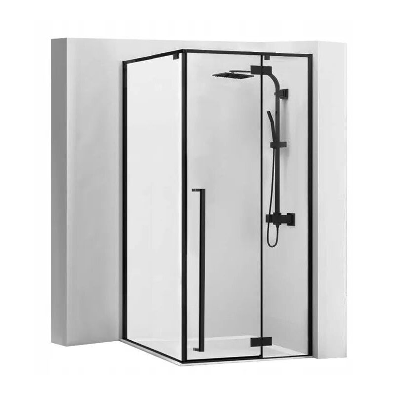 Duschkabine Fargo Black 90x90 - Rea