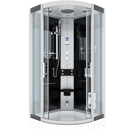 Duschkabine Komplettdusche Fertigdusche Dusche D46-13T0 90x90 cm ohne 2K Scheiben Versiegelung