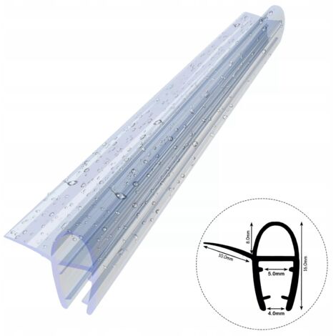 Duschkabinendichtung D03 4-5 mm 50 cm Dichtungsstreifen
