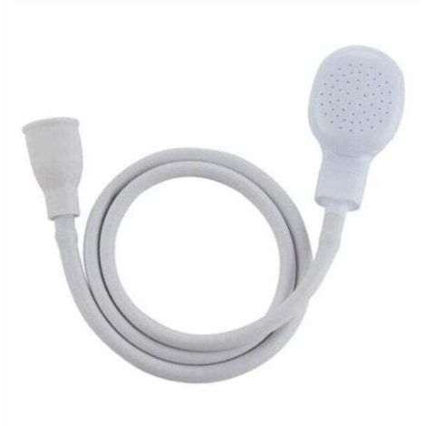 Duschkopf mit Kunststoffmischer, universell einsetzbar, anpassbar an Wasserhähne, ideal für Zuhause, Babybadewanne, Haustierbereich und Toilette (1 m/39,37 Zoll)