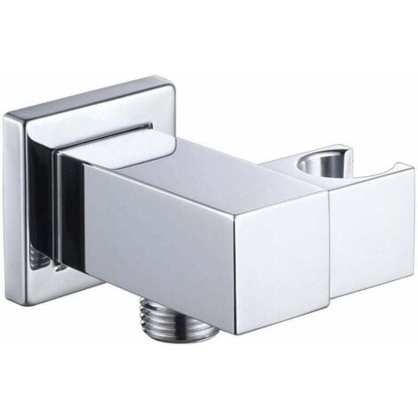 Duschkopfhalter Quadratisch Messing Duschkopfhalter Silber