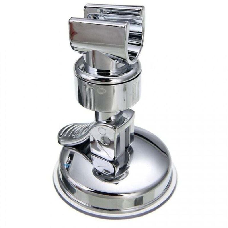 Image of Duschkopfhalterung mit Saugnapf, universell verstellbare Wandhalterung, kein Bohren erforderlich.