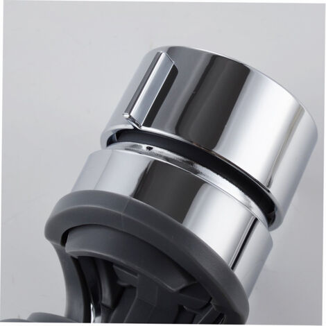 Duschkopfhalterung mit Stützstange 18–25 mm, poliertes Chrom, 360° drehbare mobile Halterung, ABS