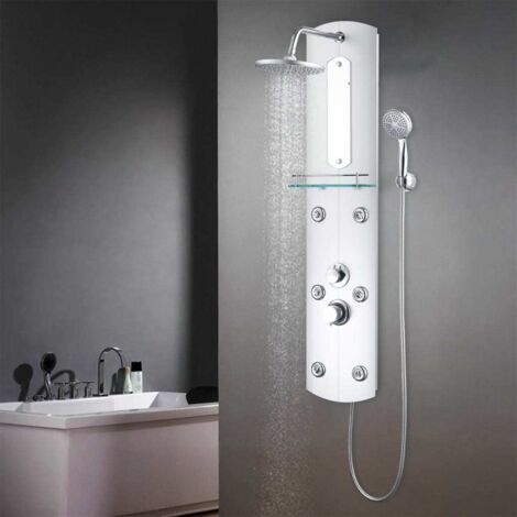 Duschpaneel 25 x 43 x 120 cm Silber