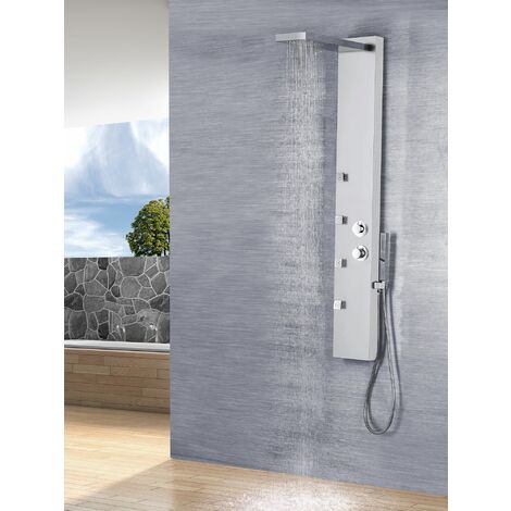 Duschpaneel SPELLO (silber)