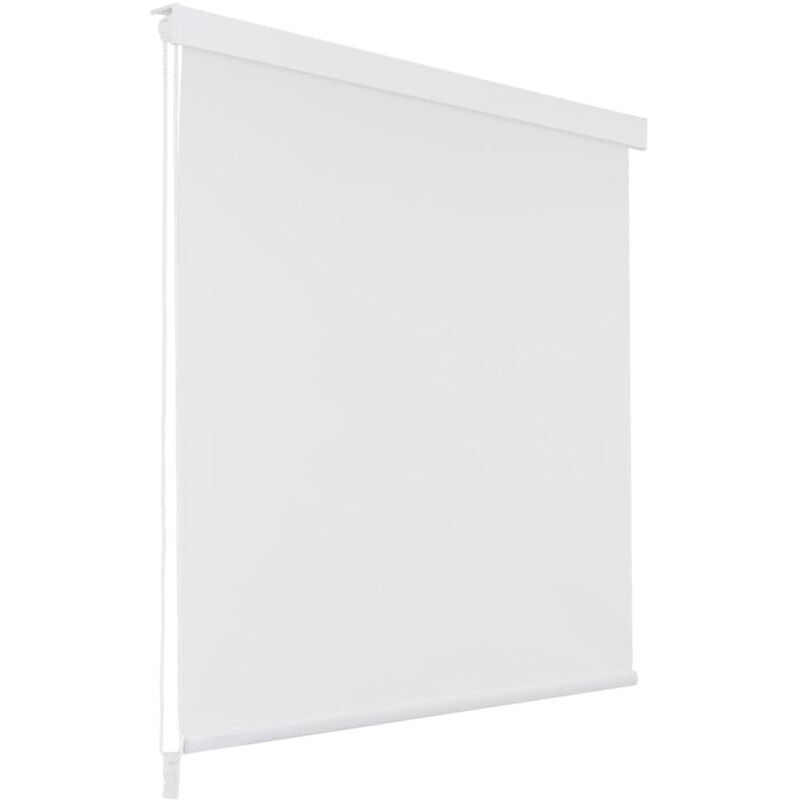 Duschrollo 80x240 Cm Weiß Vidaxl