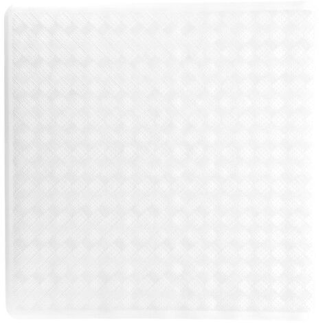 Duschrückwand aus naturkautschuk 53x53 cm - weiss - Tendance