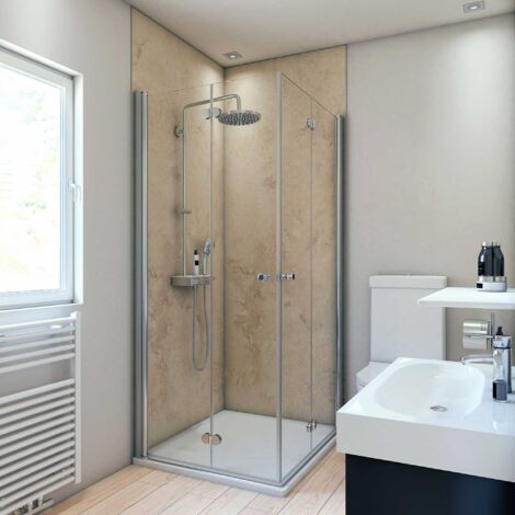 Duschrückwand Marmor sand 100 x 210 cm, 5788509000202