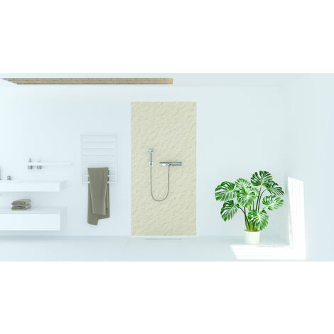 Duschrückwand SANDSTEIN 100 x 205 x 0,3 cm