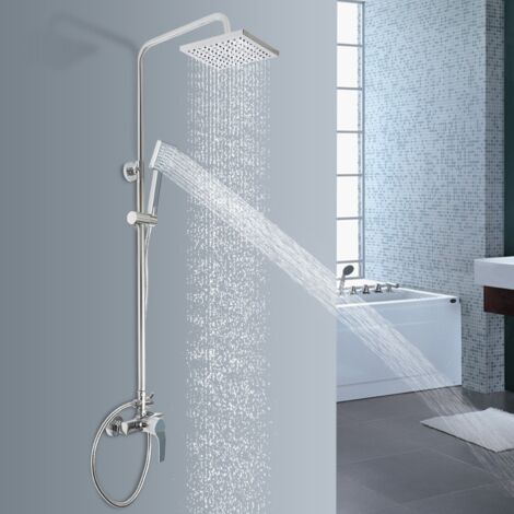 Duschset Duschsystem mit Einhebelmischer Duscharmatur verstellbare Duschschiene