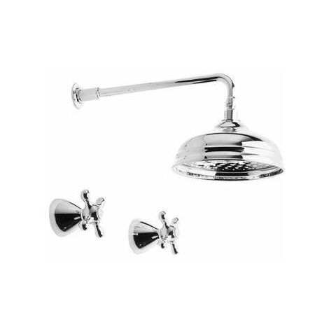 Duschset mit Brausekopf Ø220 mm Mamoli Epoca 38750349E021 Chrom - Chrom