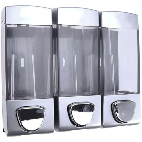 Duschshampoo-Spender, Flüssigseifenspender, wandmontierter manueller Handseifenspender, Pumpe, Behälter für Shampoo, Lotion, Duschgel, für Toilette, Badezimmer