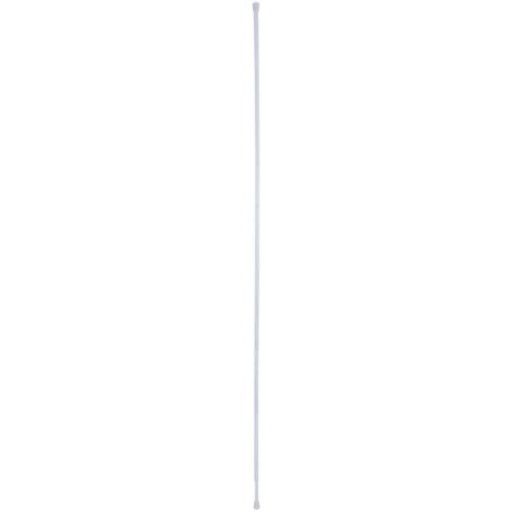 Duschstange aus edelstahl 105-250cm - weiss - Tendance