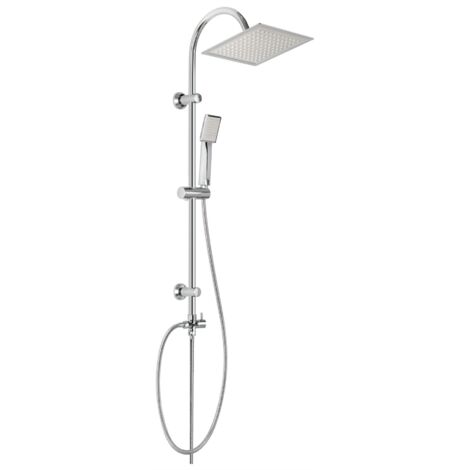 Duschstange Chrom Regendusche Duschset Quadratisch Ohne Armatur
