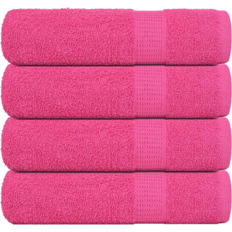 Duschtücher FROGN 4 Stk. Rosa 70x140 cm 360 g/qm
