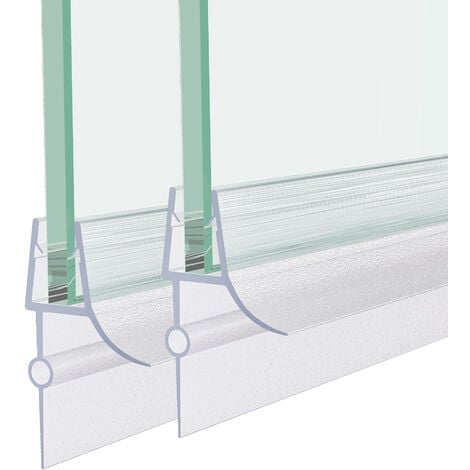Duschtür Dichtung Duschdichtung 8mm Für Glasdusche Dichtlippe Dusche Glastür Duschprofil 50cm 2 Stück