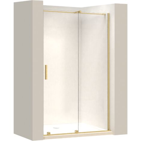 DUSCHTÜR REA MONTANA BRUSHED GOLD 140