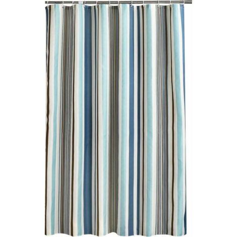 Duschvorhang 200 x 240 cm (L x H), Anti-Schimmel-Duschvorhänge, weiches Polyester-Stofffutter, Badvorhänge, Vorhang, schönes Modell für Badezimmer-WC