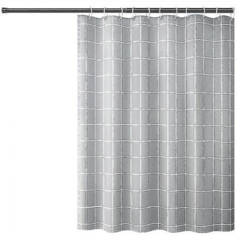 Duschvorhang, Anti-Schimmel-Duschvorhang 180x180cm, waschbarer Duschvorhang, langlebiger Duschvorhang für Badezimmer, Ausstellung