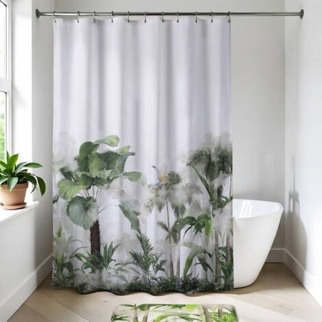 Duschvorhang aus polyester 180x200 cm - oasis - Tendance