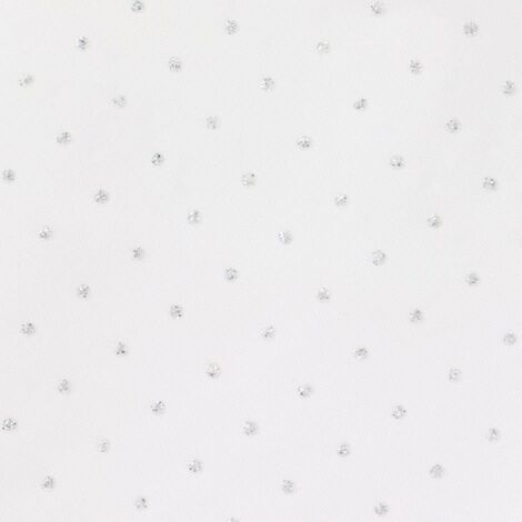 Duschvorhang aus strass-polyester 180x200cm - silberweiss - Tendance