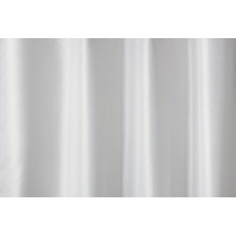 Duschvorhang Hewi Dekor 80, uni weiß, 14 Ösen, 2.000 x 2.000 mm - 801.34.V0280