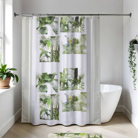 Duschvorhang peva 180x180 cm - oasis - Tendance