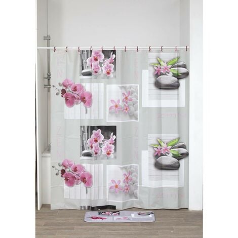 Duschvorhang peva 180x180cm - janice - Tendance