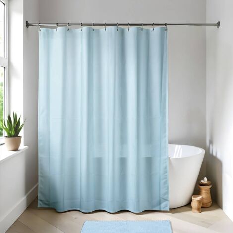 Duschvorhang peva 180x200cm - hellblau - Tendance